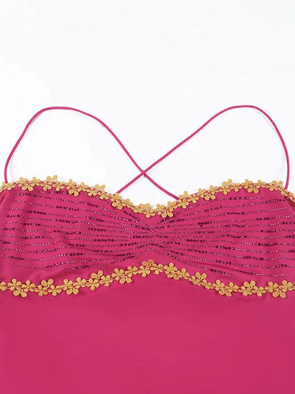 Barbiecore Top & Skirt Two Piece Set