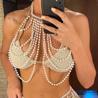 Beaded Bikini Set