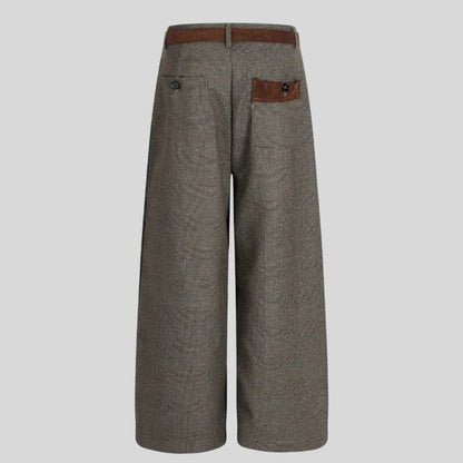 Belted Pleated Pants