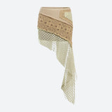 Boho Patchwork Mini Skirt
