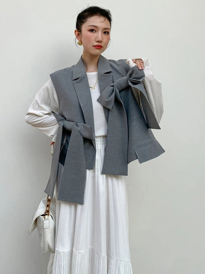Bow Oversized Vest