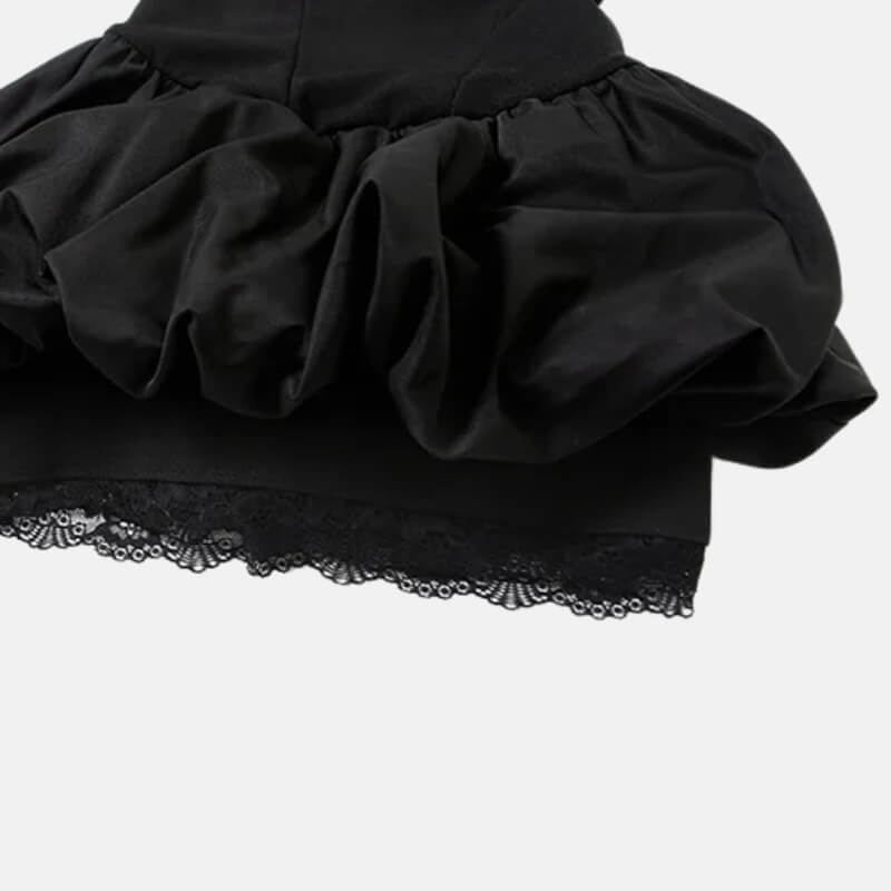 Bow Strapless Bubble Dress