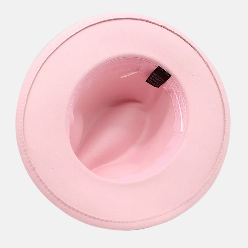 Buckle Band Fedora Hat