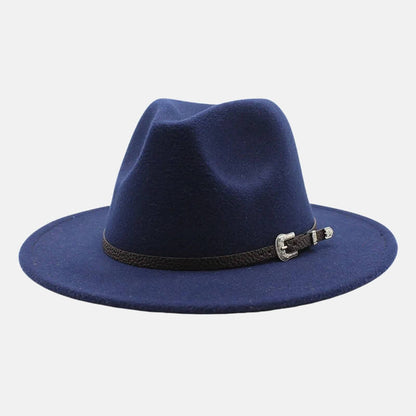 Buckle Band Fedora Hat