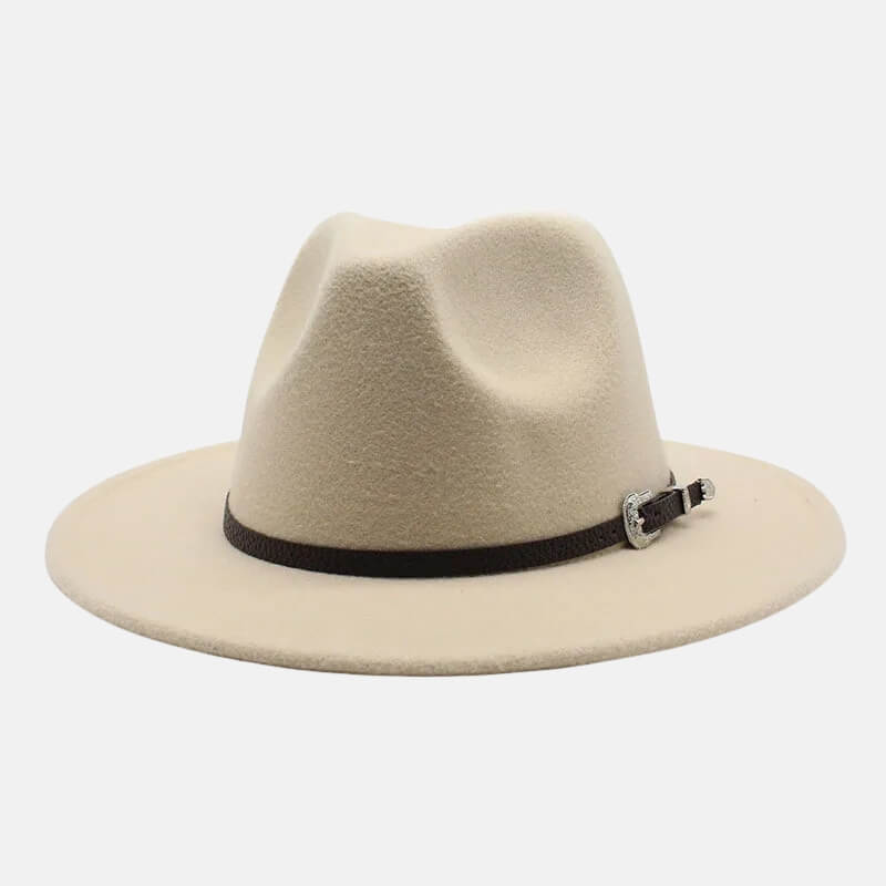 Buckle Band Fedora Hat