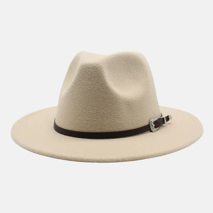 Buckle Band Fedora Hat