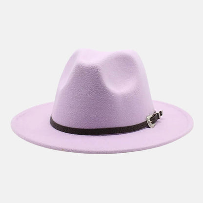Buckle Band Fedora Hat
