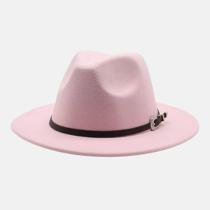 Buckle Band Fedora Hat