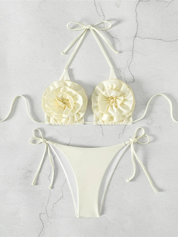 Butter Yellow Bikini Set