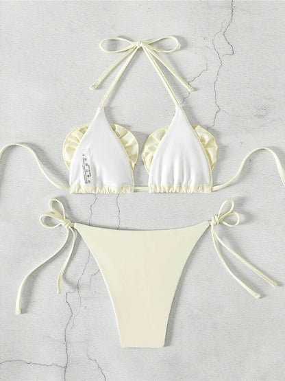 Butter Yellow Bikini Set