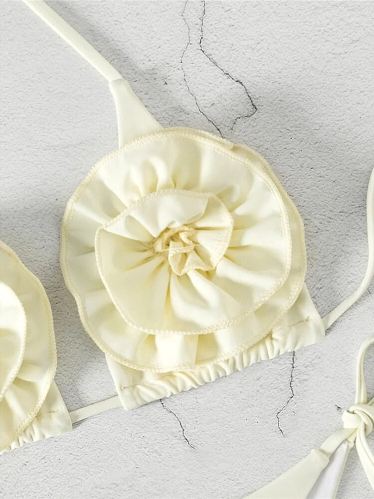 Butter Yellow Bikini Set