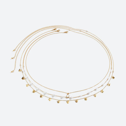 Butterfly Layered Beaded Belly Chain