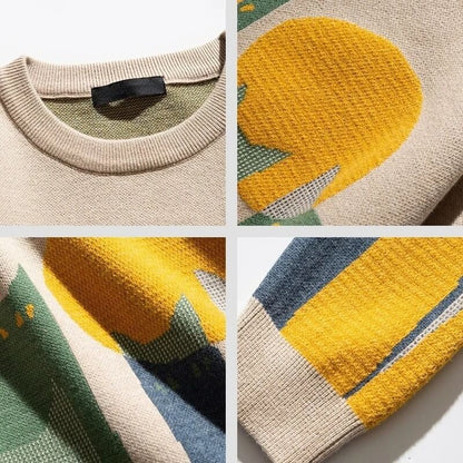 Cat Knitted Sweater