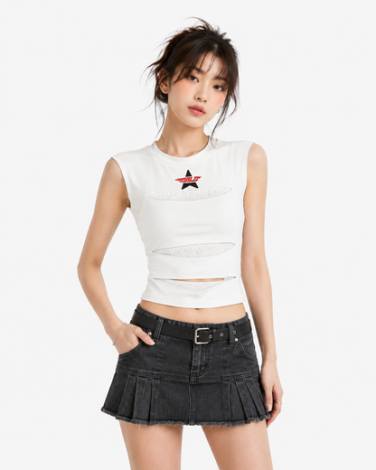 Star Print Tank Top