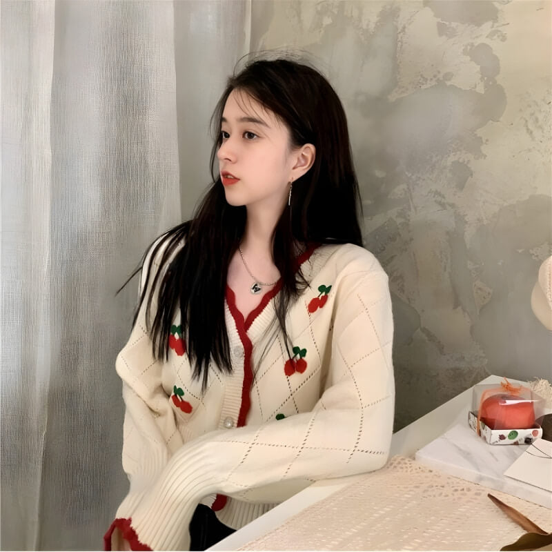 Cherry Cardigan