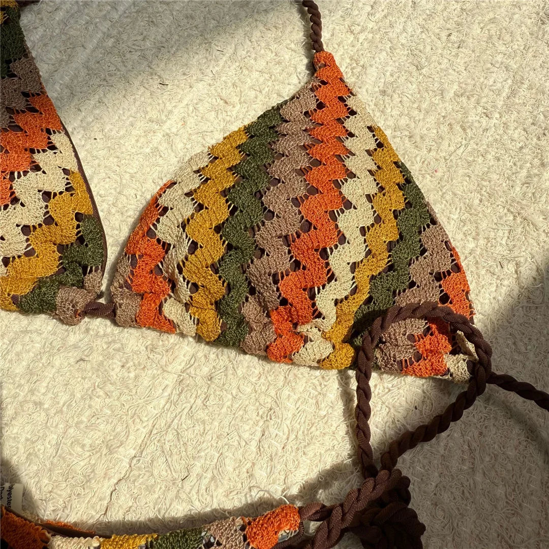 Chevron Triangle Bikini Set