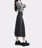 Pleated Midi Skirt