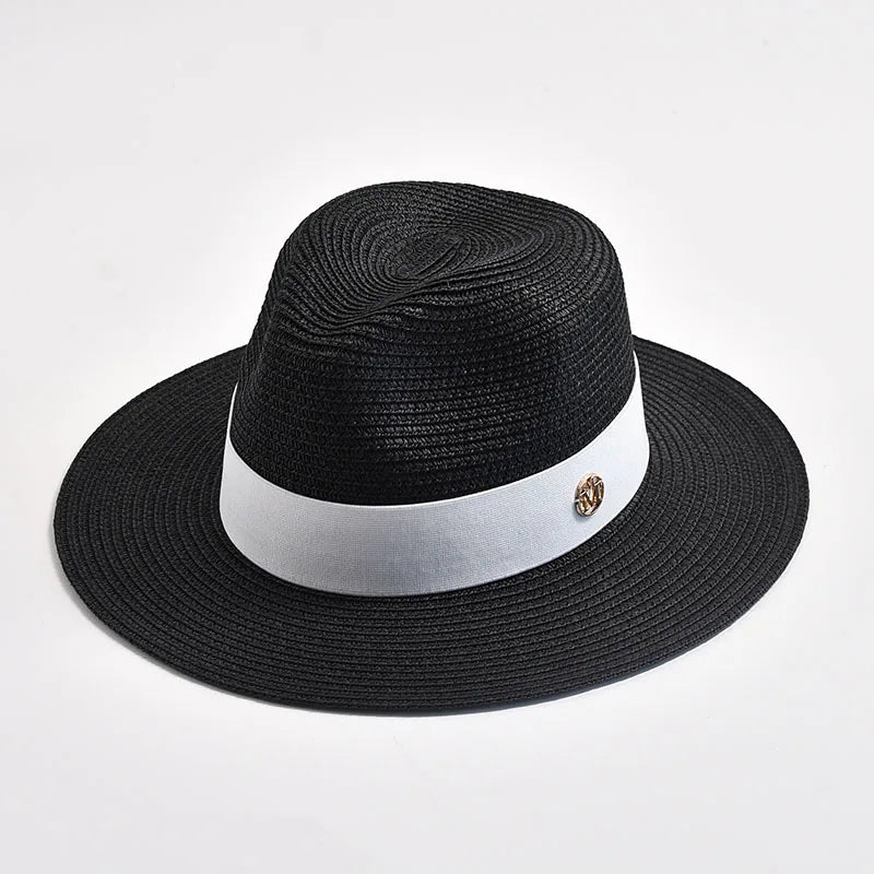 Contrast Band Fedora Hat