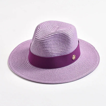 Contrast Band Fedora Hat