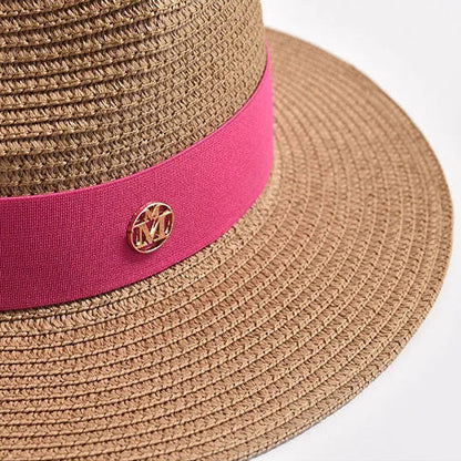 Contrast Band Fedora Hat