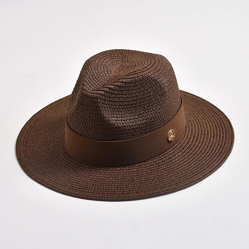 Contrast Band Fedora Hat