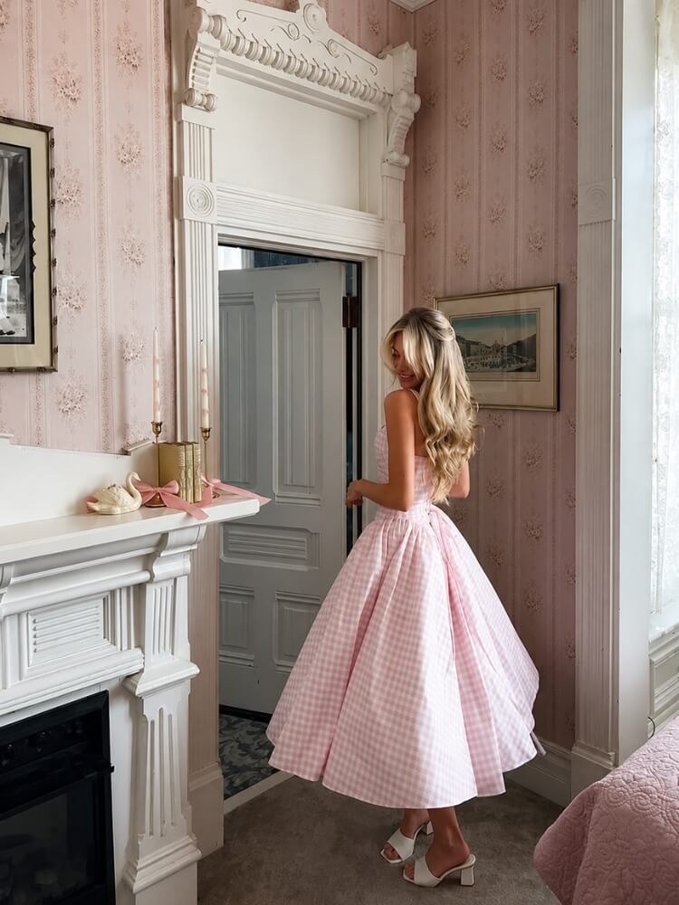 Coquette Cottage Midi Dress