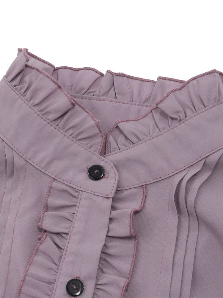 Coquette Cropped Blouse
