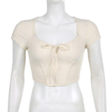 Coquette Cropped Corset Top