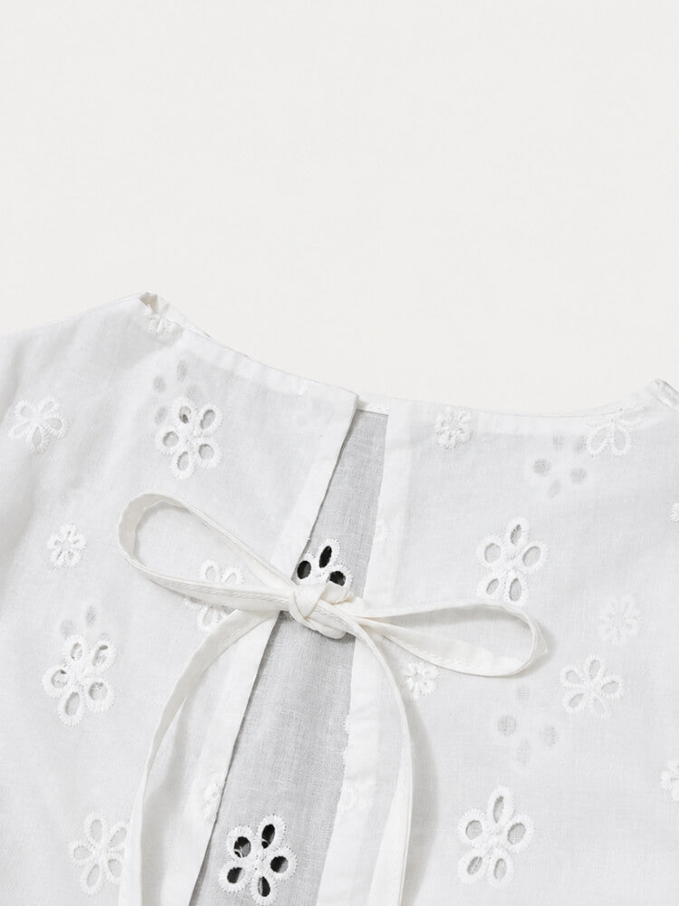 Coquette Eyelet Blouse