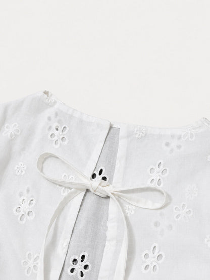 Coquette Eyelet Blouse