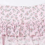 Floral Ruffled Mini Skirt