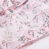 Floral Ruffled Mini Skirt