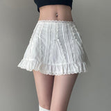 Frill Hem Mini Skirt