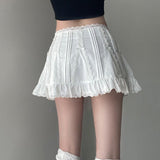 Frill Hem Mini Skirt