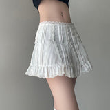 Frill Hem Mini Skirt