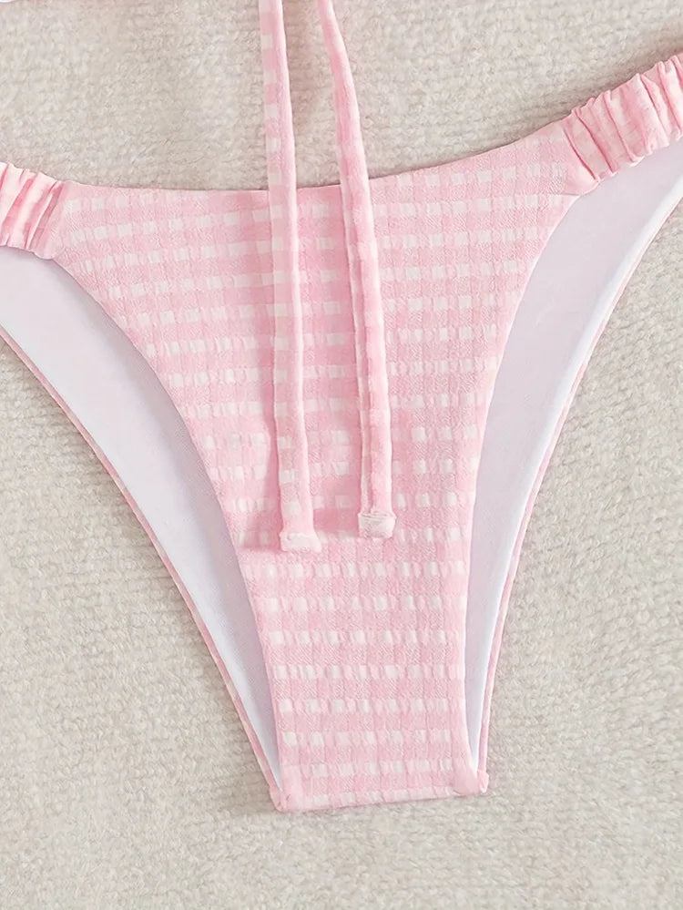 Coquette Gingham Bikini Set