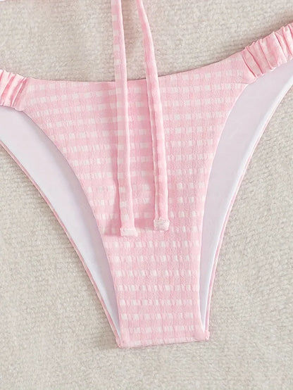 Coquette Gingham Bikini Set