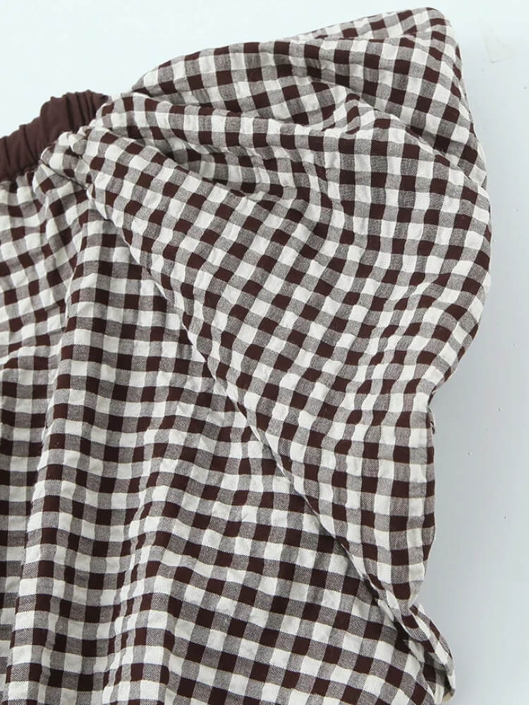 Coquette Gingham Bow Blouse