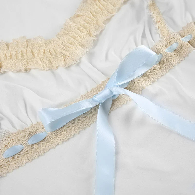 Coquette Lace Trim Top