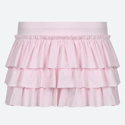 Layered Bow Mini Skort