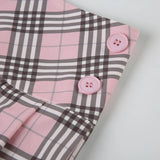 Chic Plaid Mini Skort for Stylish Summer Outfits