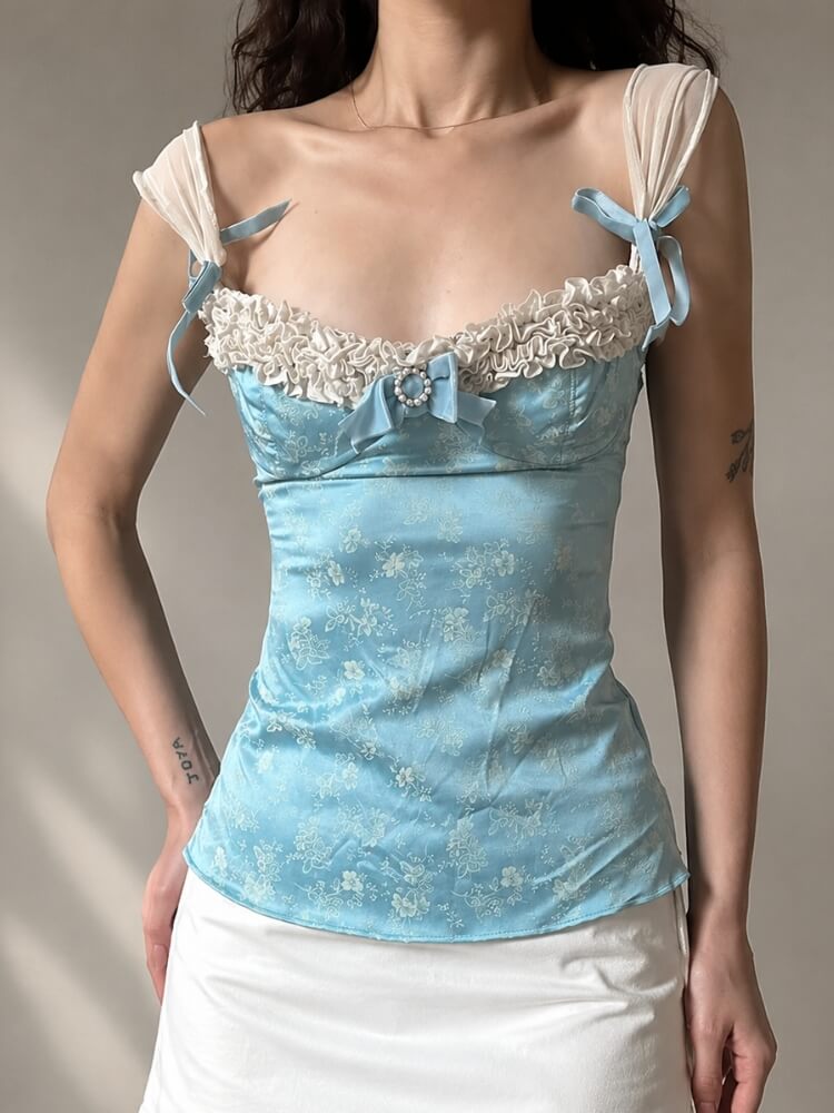 Coquette Ribbon Top