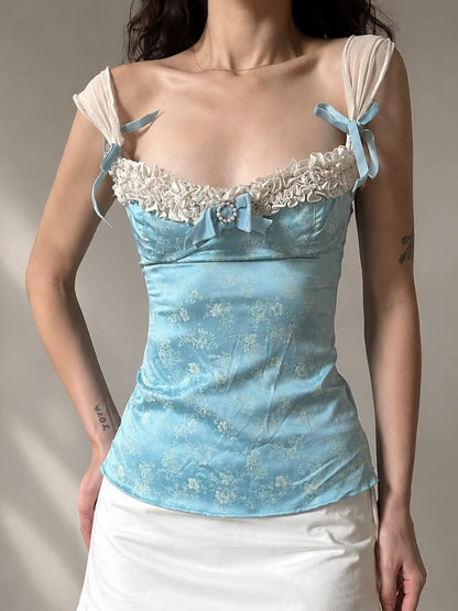 Coquette Ribbon Top