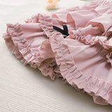 Ruffle Layered Mini Skirt
