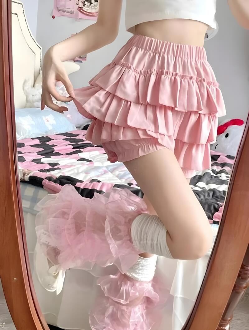 Ruffle Mini Skort