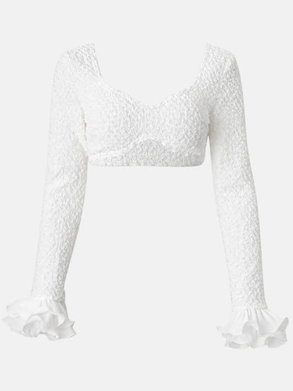Coquette Ruffle Skirt & Top Set