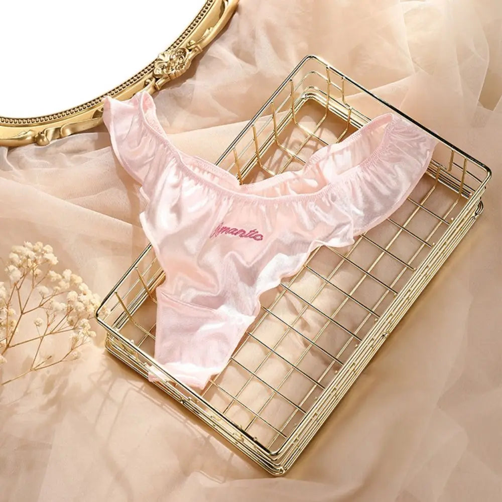 Coquette Satin Thong