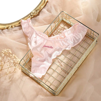 Coquette Satin Thong