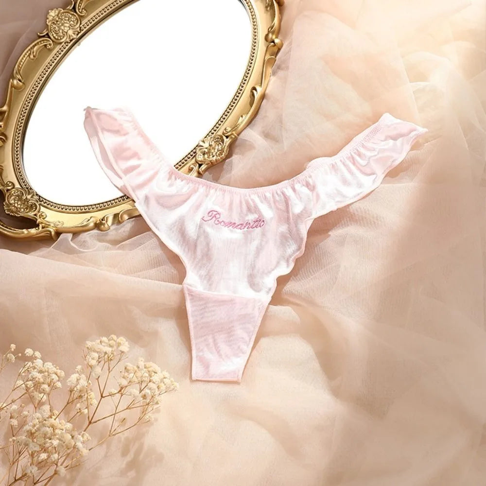 Coquette Satin Thong