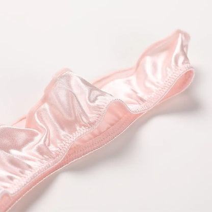 Coquette Satin Thong